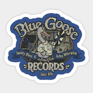 Blue Goose Records 1970 Sticker